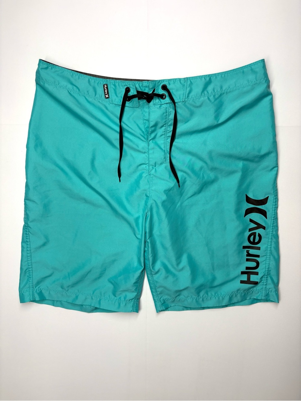 Hurley Men’s Teal Swim Trunks with Drawstring